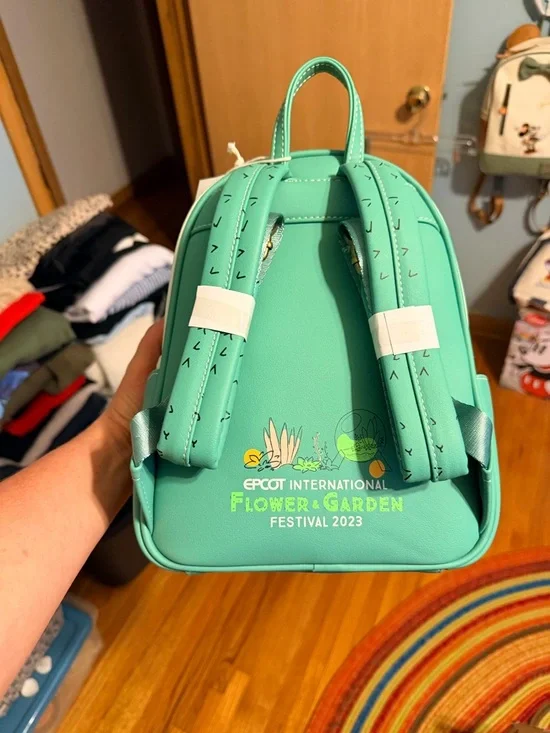 Loungefly 2023 Flower and Garden Figment Mini Backpack - Picture 2 of 2